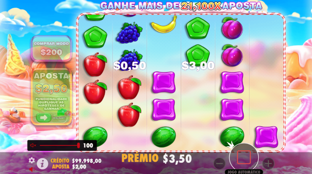 Demonstração do Winning Sweet Bonanza